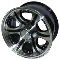 Литые диски Racing Wheels H-266 (BKF) 8x16 6x139.7 ET 10 Dia 110.5