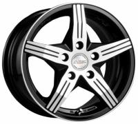 Литые диски Racing Wheels H-458 (BKFP) 7x17 5x112 ET 35 Dia 66.6