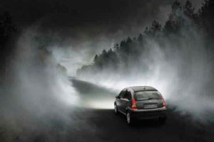 Опасность вождения ночью, в тумане и при условии дождя